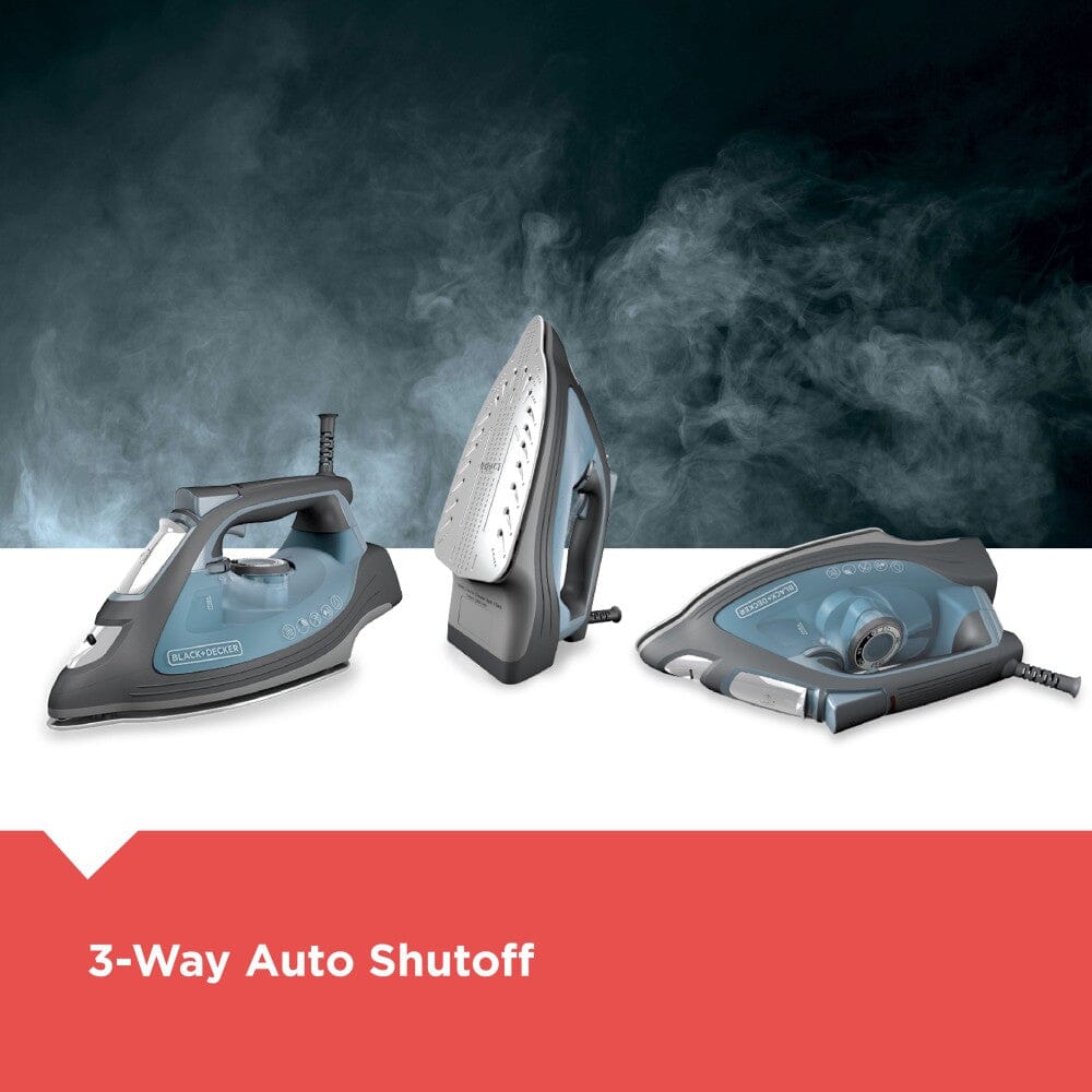 BLACK+DECKER IMPACT Advanced Steam Iron with Maximum Durability and 360 Pivoting Cord
