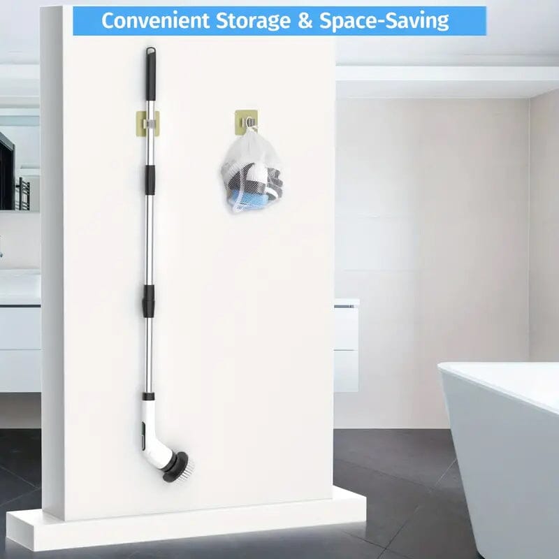Cordless Electric Dual Adjustable Speed Spin Scrubber
