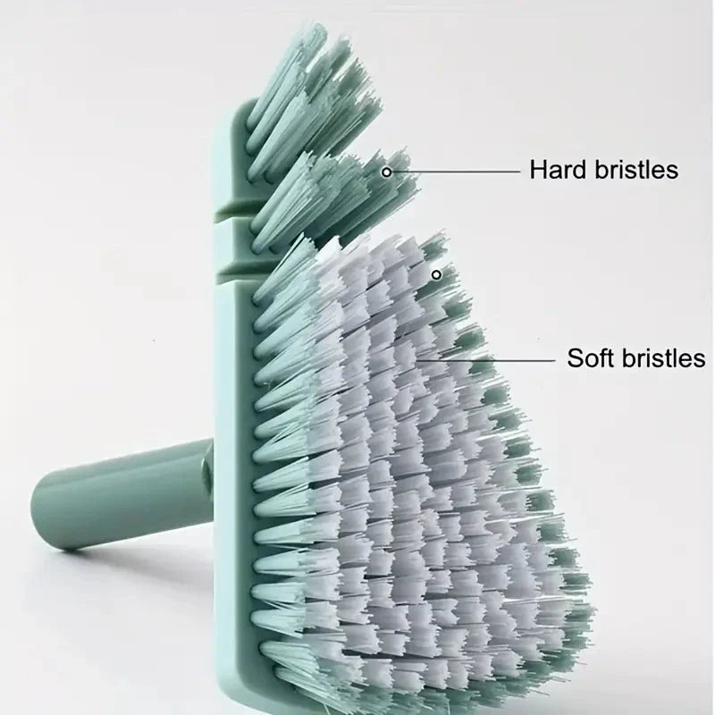 Floor Scrub Brush Long Handle Detachable Stiff Bristles