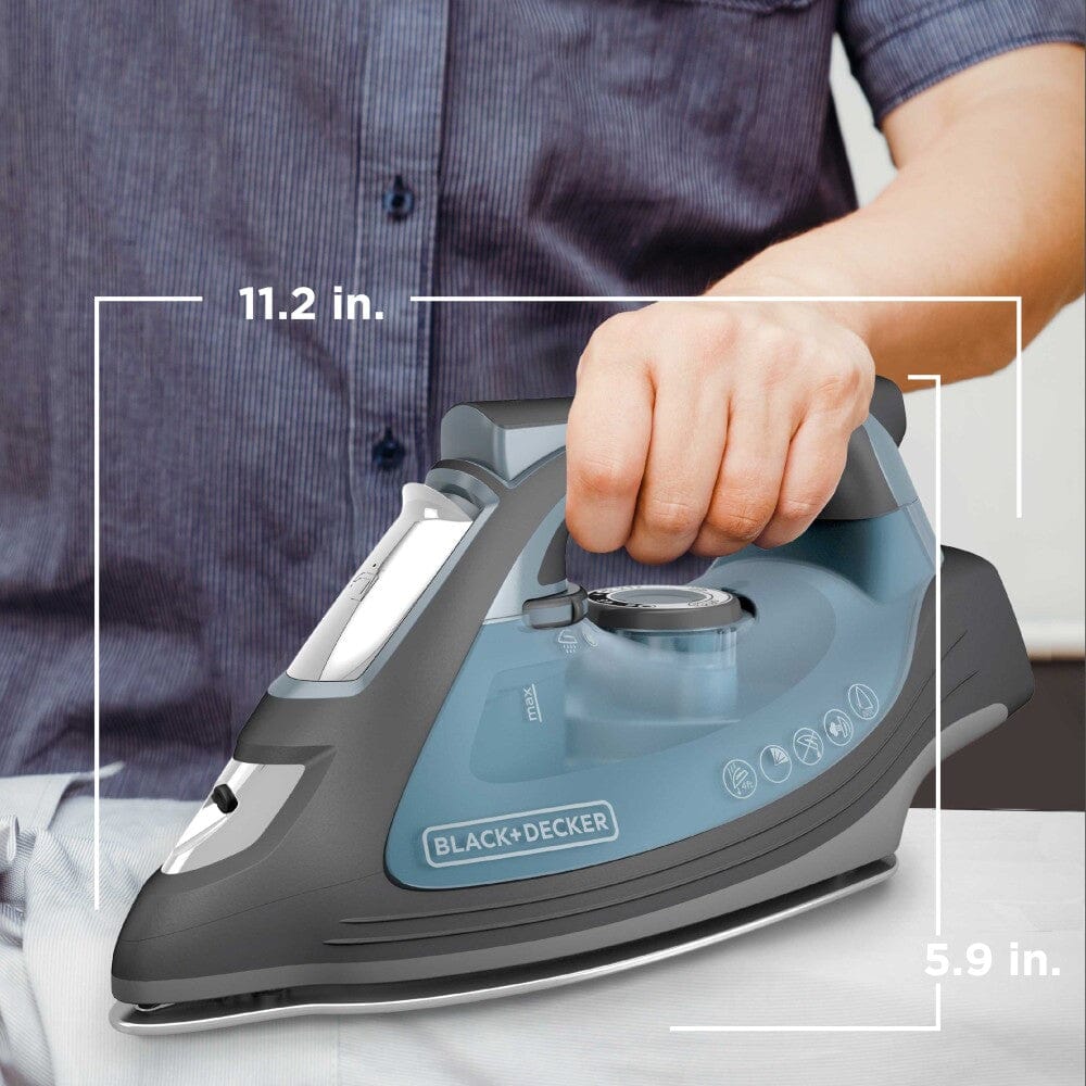 BLACK+DECKER IMPACT Advanced Steam Iron with Maximum Durability and 360 Pivoting Cord