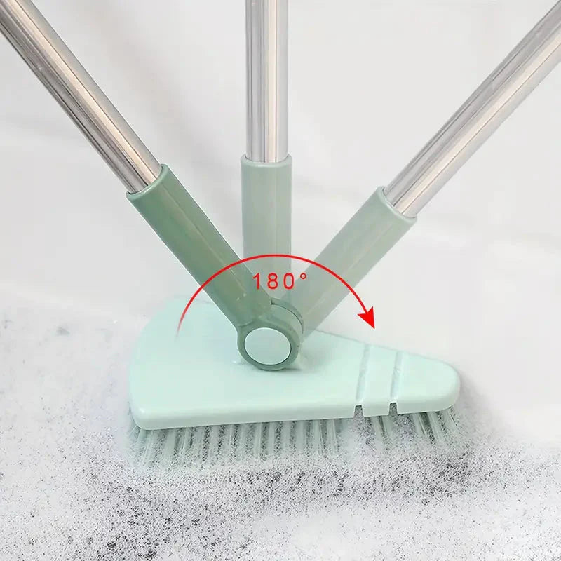 Floor Scrub Brush Long Handle Detachable Stiff Bristles