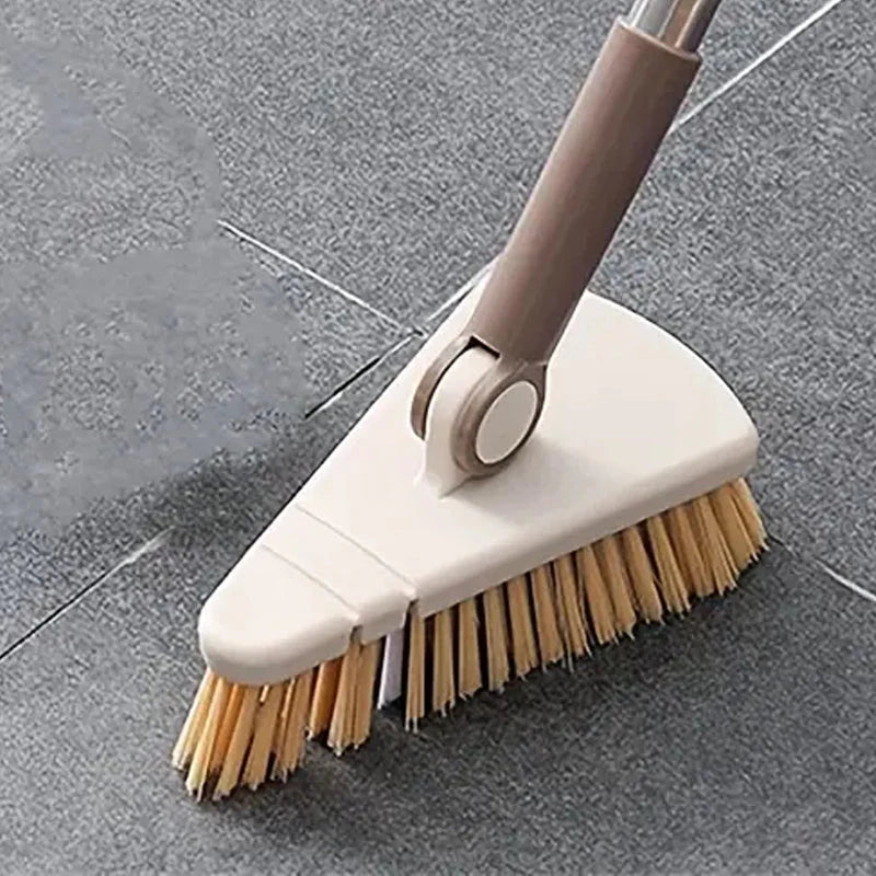 Floor Scrub Brush Long Handle Detachable Stiff Bristles
