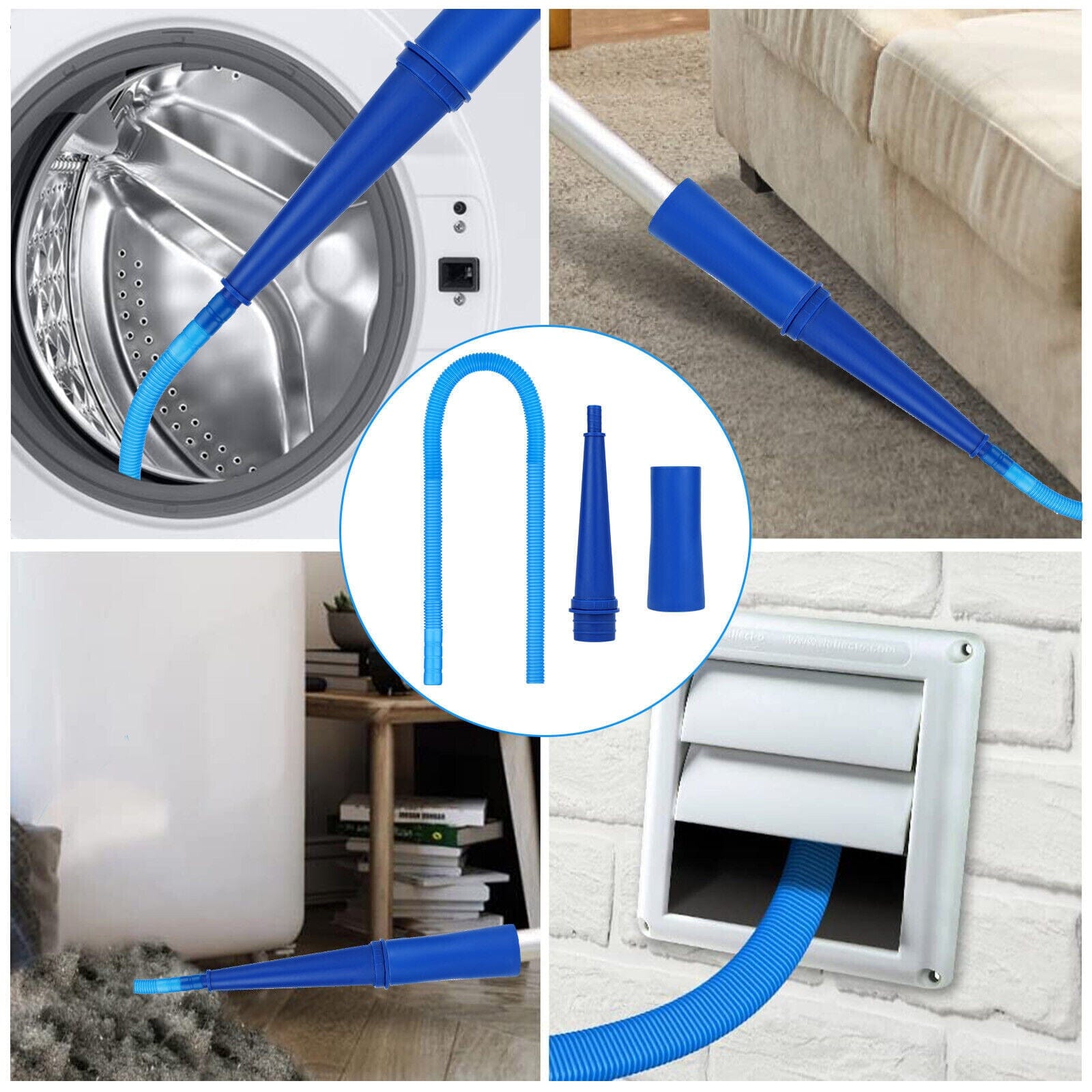 Lint Remover Brush Dryer Vent Trap Cleaner Kits Cleaning Refrigerator Pipe Hose