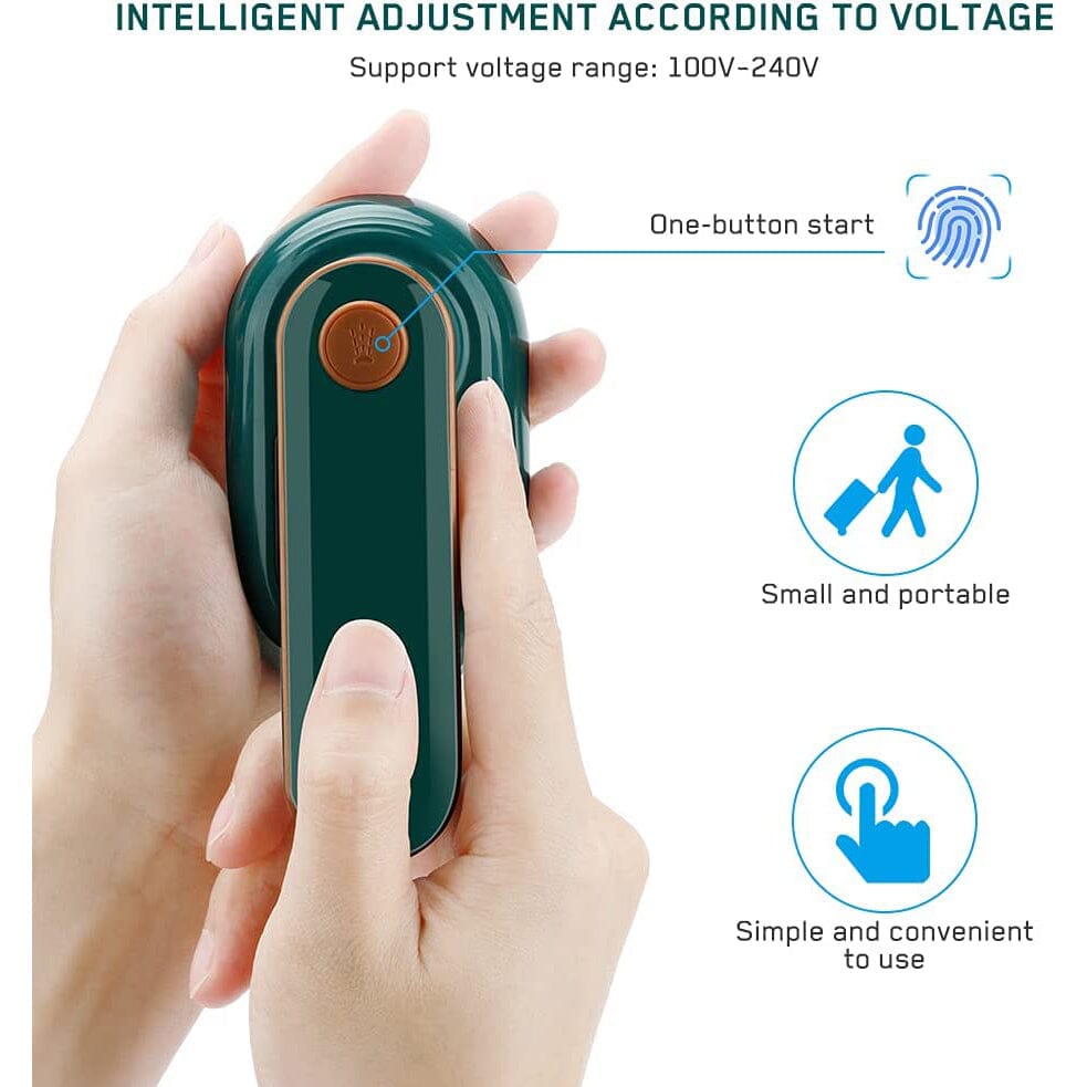 Portable Handheld Steam Iron - Non-Stick Ceramic Soleplate